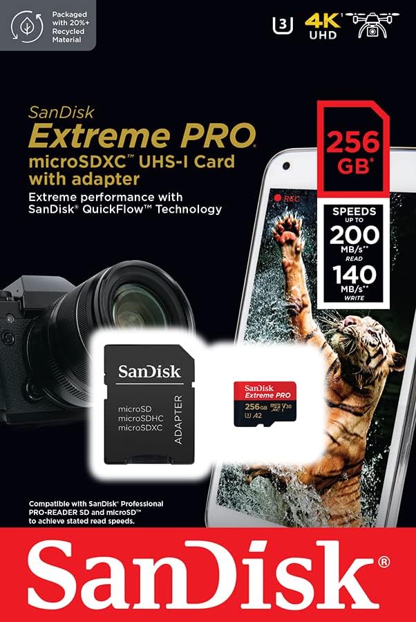  SanDisk 256GB Extreme PRO
